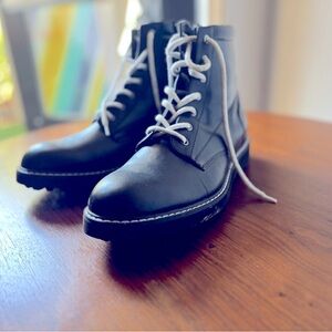 MENS Leather Combat Boots by I.N.C.